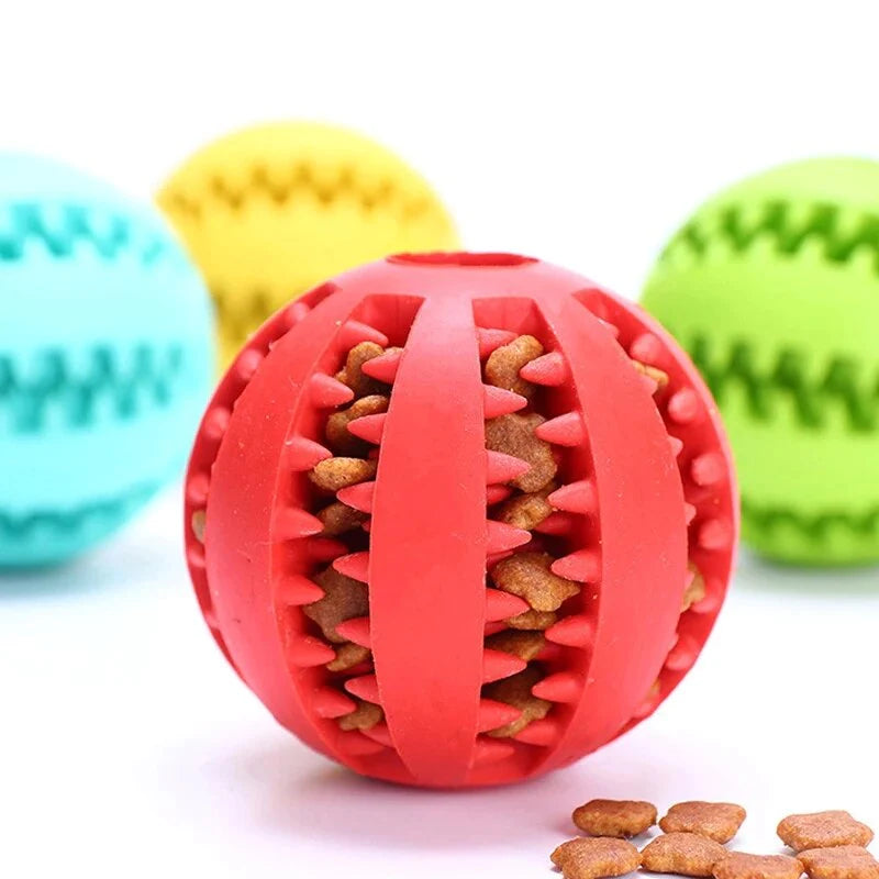 Same Day Delivery Dog Toy Interactive Bal for Dog Chewing Toys for Pet Tooth Cleaning Dog Food Ball Solid Toy Ball Dog Chewing