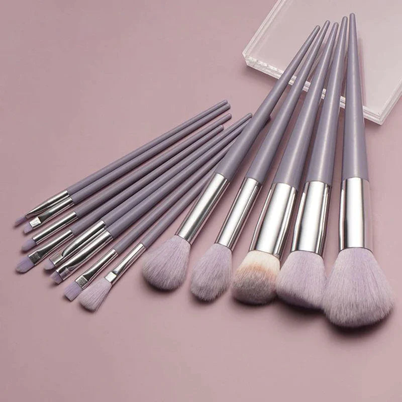 13Pcs Soft Fluffy Makeup Brushes Set for Cosmetics Foundation Blush Powder Eyeshadow Kabuki Blending Makeup Brush Beauty Tool