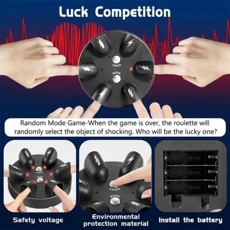 Who'S the Lucky One Random Drawing Shocking Board Games Multiplayers Racing Heartbeat Toys Party Family Friend Fun Roulette