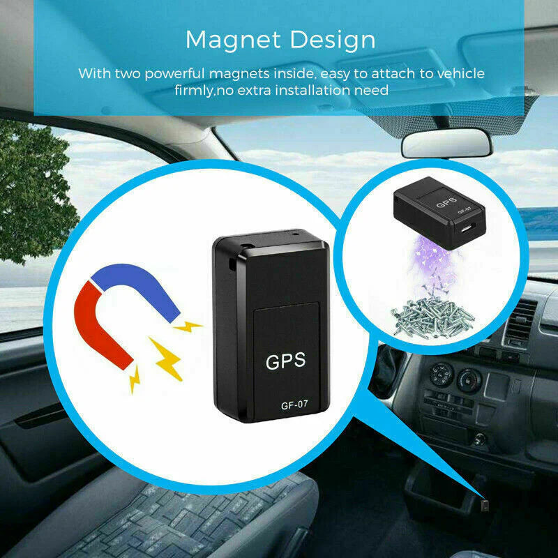 GF07 Mini Magnetic GPS Tracker Real-Time Car Truck Vehicle Locator GSM GPRS USA