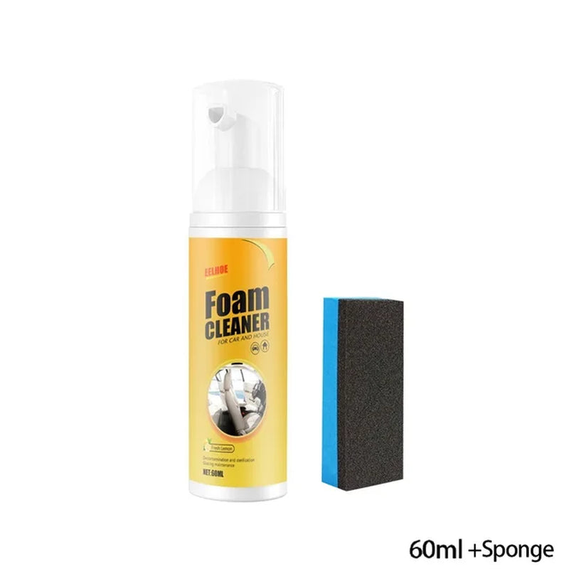 Car Interior Multi-Purpose Foam Cleaner Cleaning Agent Automoive with Sponge Leather Cleaner Spray Cleaners 30Ml/60Ml/100Ml