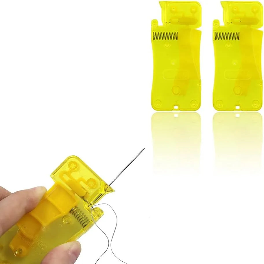 1-3Pcs Automatic Easy Needle Threader Tool Self-Thread Guide Plastic Sewing Accessories Hand Stitching Quick Needle Threading