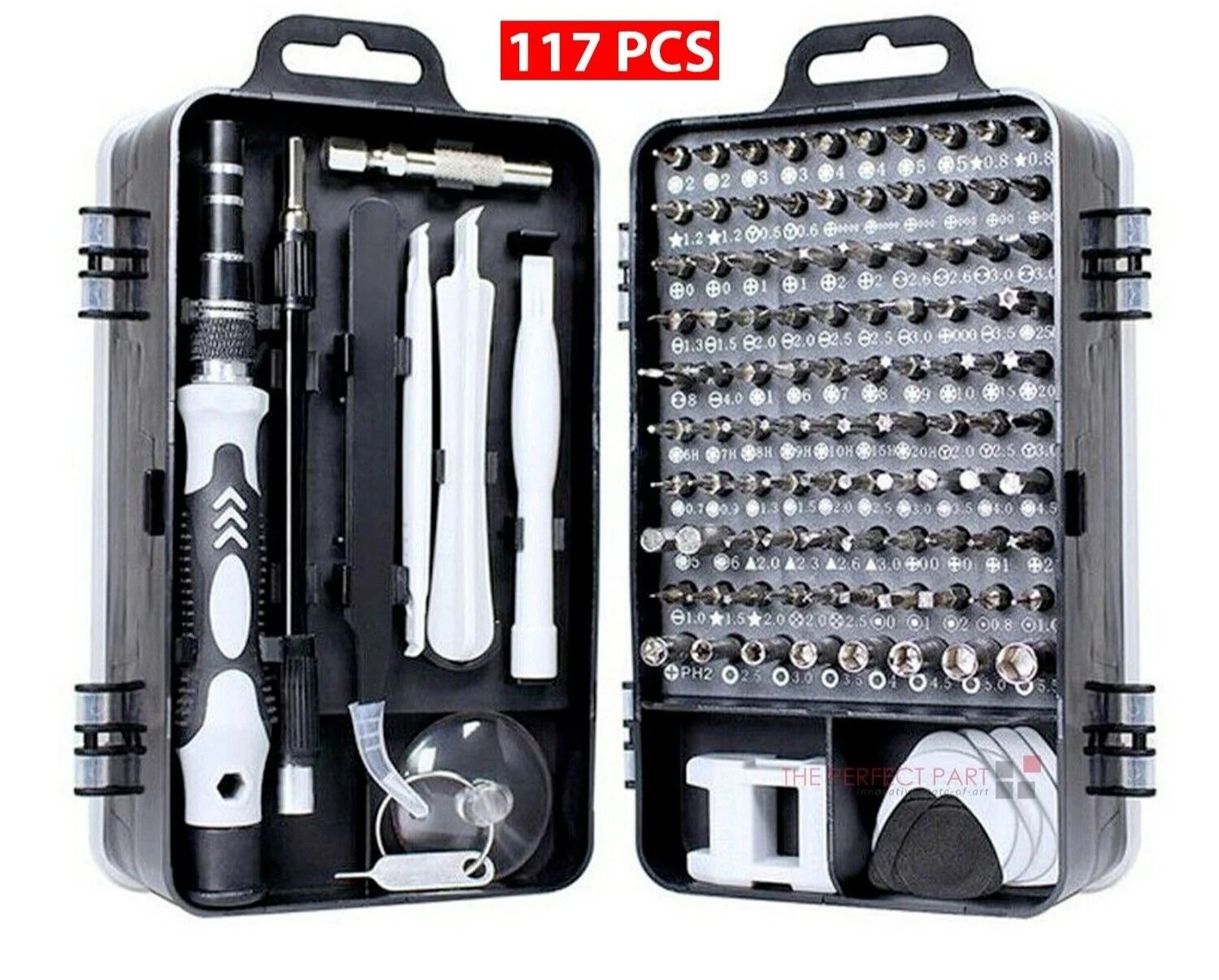 Magnetic Screwdriver Bit Set for Iphone Macbook Tool Kit Set Repair Watch 117PCS