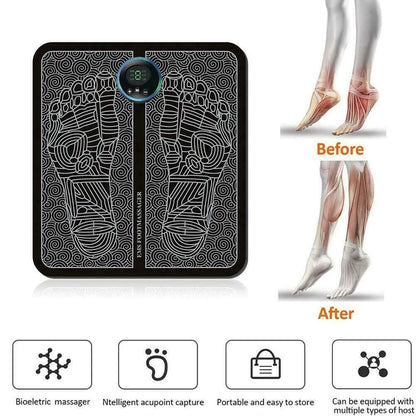 EMS Foot Massager Leg Reshaping Electric Deep Kneading Muscle Pain Relax Machine